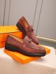 Hermes Red Calfskin Leather Man Shoes 061002 (5)_th.jpg